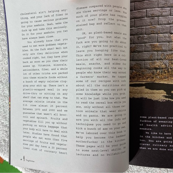 Thug Kitchen Hard Cover Plant Based Cookbook - Picture 12 of 16